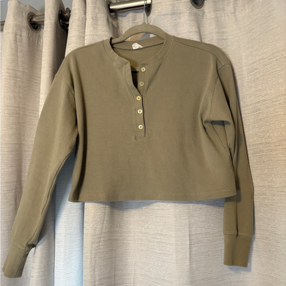 WILFRED FREE| MAVIS CROPPED LONG SLEEVE